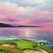 7th At Pebble Art Print