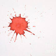 Blood Droplet #8 Art Print