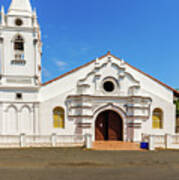 A Church In The Main Square Of Pese In Panama Art Print