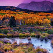 A Colorado Fall Along Kebler Pass Art Print