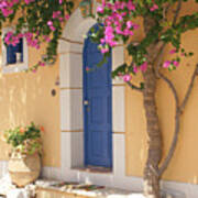 A Colorful Welcome In Kefalonia. Art Print