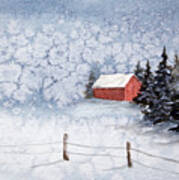 A Country Winter Art Print