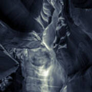 A Phantom Emerges From Antelope Canyon Art Print