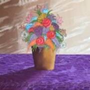 A Vase Of Flowers Ii Art Print