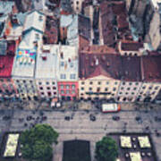 Above The Rooftops Art Print