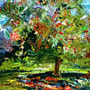 Abstract Cherry Tree Art Print