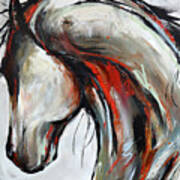 Abstract Horse 21 Art Print