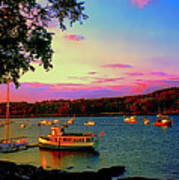 Acadia Bar Harbor Sunset Cruises.tif Art Print