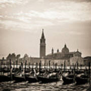 Acqua Alta. Flood . Venice. Italy Art Print