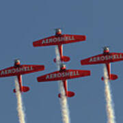 Aeroshell Aerobatic Team Art Print