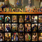 African Kings Poster Art Print