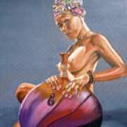 African Queen Art Print