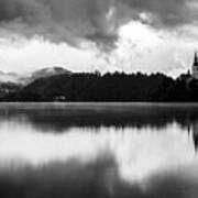 After The Rain At Lake Bled Art Print