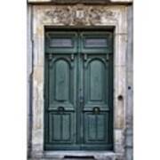 Agen Teal Green Door #door #doors Art Print