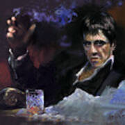 Al Pacino Snow Art Print