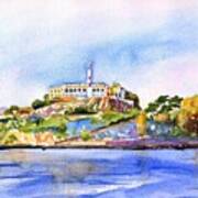 Alcatraz Island San Francisco Bay Art Print