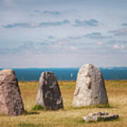 Ales Megalithic Standing Stones Art Print