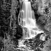 Alexander Falls - Bw 1 Art Print