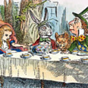 Alices Mad-tea Party, 1865 Art Print