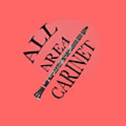 All Area Clarinet Art Print
