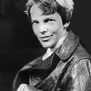 Amelia Earhart Circa 1932 Art Print