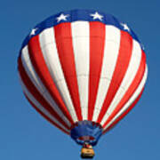 American Hot Air Balloon Art Print