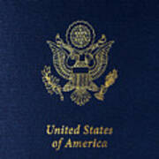American Passport Cover Art Print