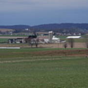 Amish Homestead 125 Art Print