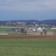 Amish Homestead 3 Art Print