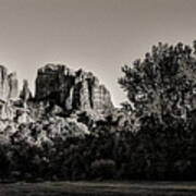 An Iconic View - Cathedral Rock Art Print