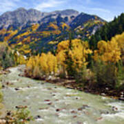 Animas River San Juan Mountains Colorado Art Print