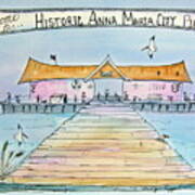 Anna Maria City Pier Art Print