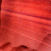 Antelope Canyon Triptych Right Panel Art Print