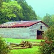 Appalachian Livestock Barn Art Print