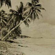 Apurguan Beach Guam Marianas Islands Art Print