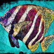 Aqua Fish Art Print