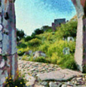 Archway On Palamidi Castle Art Print