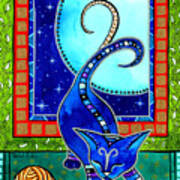 Aries Cat Zodiac Art Print