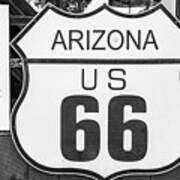Arizona Route 66 Sign Art Print