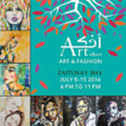 Art And Fashion Exhibit, July 2016 Art Print