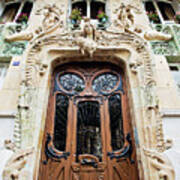 Art Nouveau Doors - Paris, France Art Print