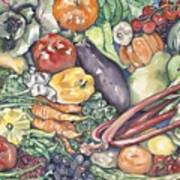Assorted Vegetables Art Print