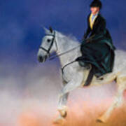 At The Horse Show 2 Art Print