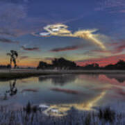 Atlas V Rocket Launch Sunrise Art Print