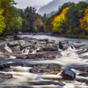 Ausable Cascades Art Print