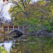 Autumn Bridge Art Print