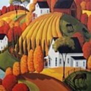 Autumn Glory - Country Modern Landscape Art Print
