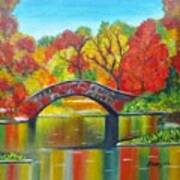 Autumn Landscape -colors Of Fall Art Print