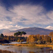 Autumn Loch Tulla Art Print