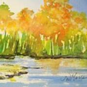 Autumn On Lake Lanier Art Print